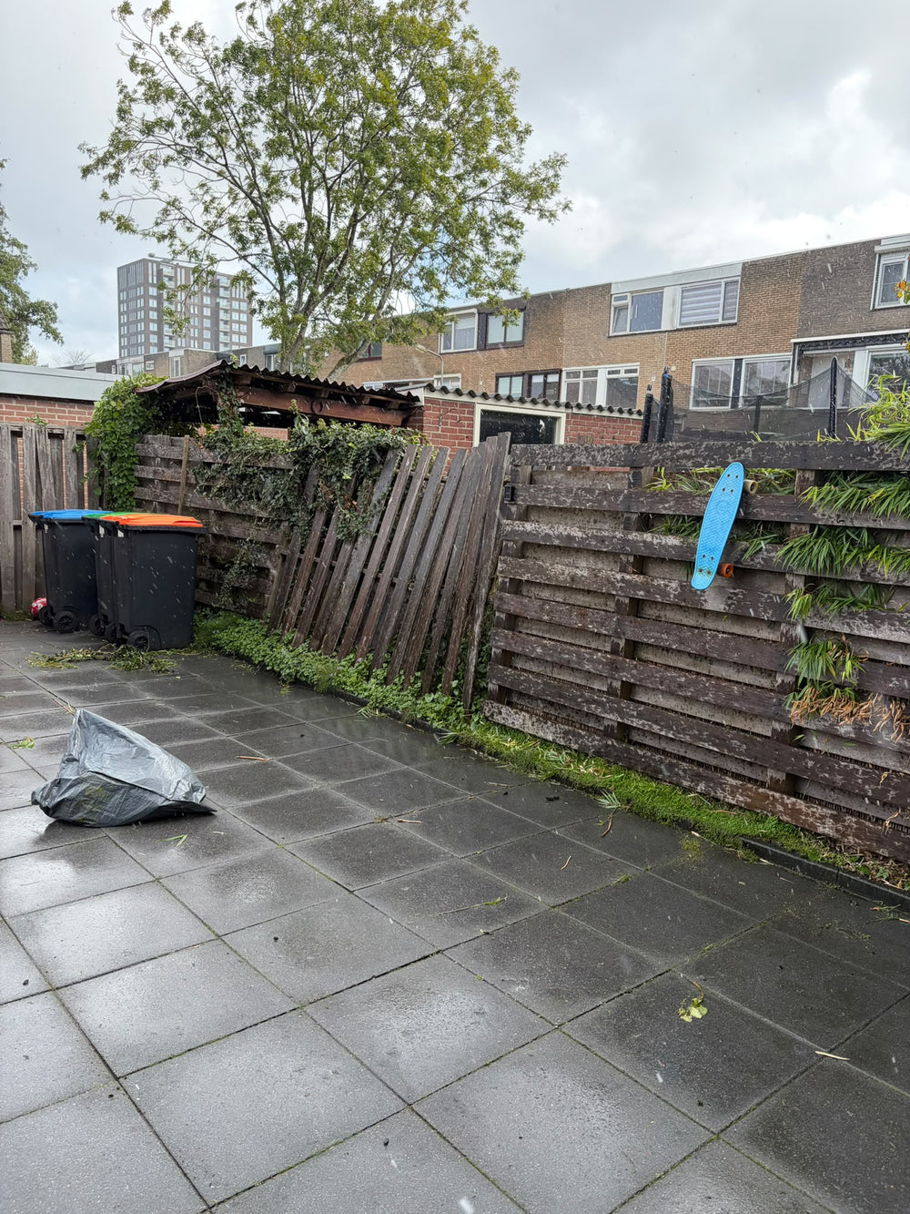 Voor de tuinwerkzaamheden
