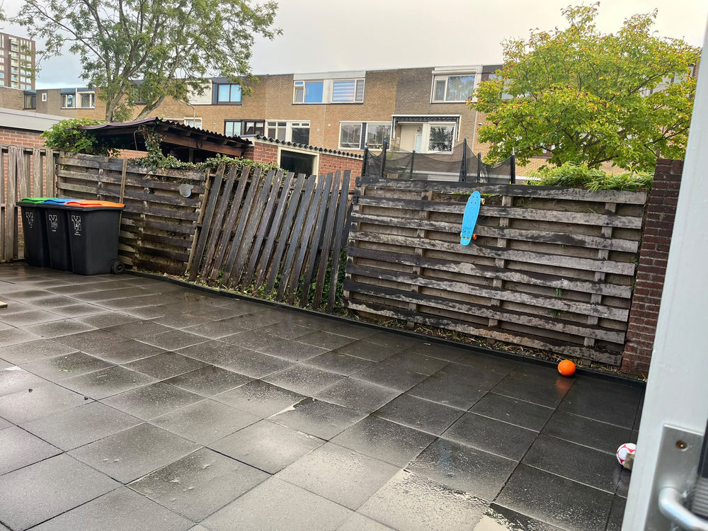 Na de tuinwerkzaamheden
